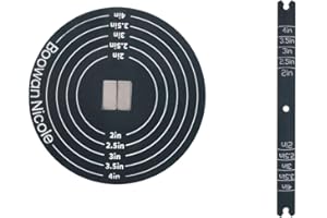 BOOWAN NICOLE Strumento universale per centrare lo stoppino per la creazione di candele, centrare e impostare gli stoppini in 1 secondo, supporto per stoppini per la maggior parte dei barattoli e