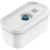Zwilling Fresh & Save Vacuum Food Carrying Container, S, Plastic, White-Mediterranean Blue