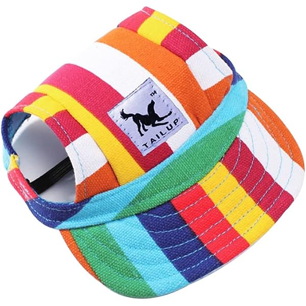 Cappello Da Sole Per Cani, In Tela, Con Fori Per Le Orecchie - 9
