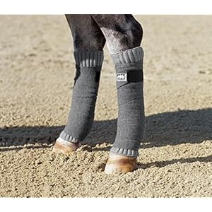 ESKADRON Wollbandagen 1 Paar, grau, 4 m x 12 cm