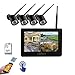 Produktbild 9 Zoll Full Touch - Monitor/DVR für HD Funk Echtzeit Videoüberwachung, 4x Nachtsicht-Kamera, integrierte 500GB Festplatte