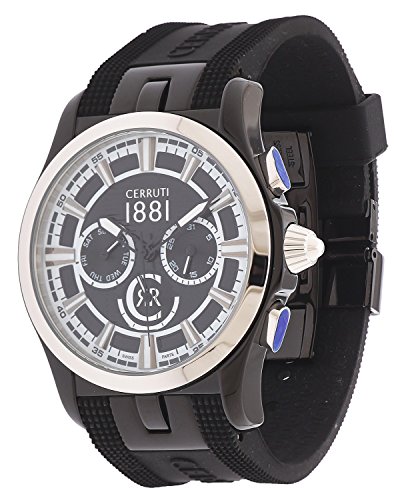 Cerruti Herren Armbanduhr Schwarz CRA076A224H Cerruti Herren Armbanduhr Schwarz CRA076A224H