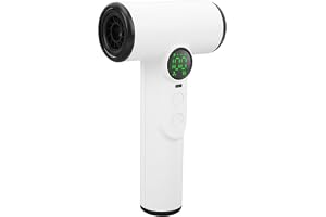 Professionell Sladdlös Hårfön - 3 Hastigheter & 3 Temp USB-uppladdningsbara Batterihårtorkar, Bärbara Hårtorkar med Digital Skärm för Strandcamping för Kvinnor