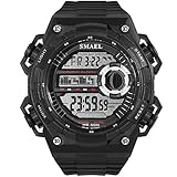 Blisfille Outdoor Uhren Herren Wasserdicht Wasserdicht Digitale Uhr Herrenuhr Schwarz Outdoor Sportuhr Armbanduhr Automatikuhr