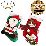 Christmas Stockings NICEXMAS Xmas stockings Personalized Christmas Stockings Cute Santa's Toys Stockings for Christmas Gifts