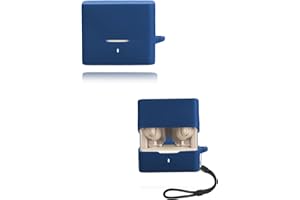 Etui ochronne do słuchawek MOONDROP Space Travel 2, yystao miękkie silikonowe etui kompatybilne z MOONDROP Space Travel 2, z paskiem na ramię, pyłoszczelne, odporne na uderzenia i trwałe, niebieskie