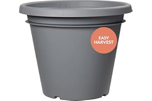 Clever Pots Potato Planter Growing Pot, Easy to Harvest Potato Grower, Ideal for UK Garden or Patio, Grow up to Three Potato Plants, Lightweight Weather Resistant Bucket Style Kit, Charcoal (487695)