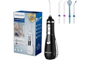 NPO Waterpulse V500 Palme à eau sans fil avec batterie et portable pour voyage et maison, noir