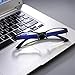 Produktbild EgBert Halbrahmen Anti-Blau Hellblau-Ray Pc Leichte Presbyopie Lesebrille 8018-1.0