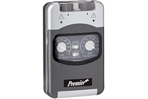 PERFORMANCE HEALTH Macchina TENS Premier Plus TPN 200, macchina TENS a doppio canale per sollievo dal dolore, ideale per uso domestico, viene fornita con elettrodi autoadesivi, piombo e clip per cintura (idoneo per scarico IVA nel Regno Unito)