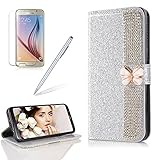 Girlyard Bling Glitzer Lederhülle für Samsung S8 Plus...