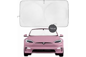 KINDER FLUFF Parasole per parabrezza, l'unico parasole certificato per finestrini dell'auto che blocca il 99,9% dei raggi UVR, parasole per finestrini automobilistici come auto, SUV, camper, camion e accessori