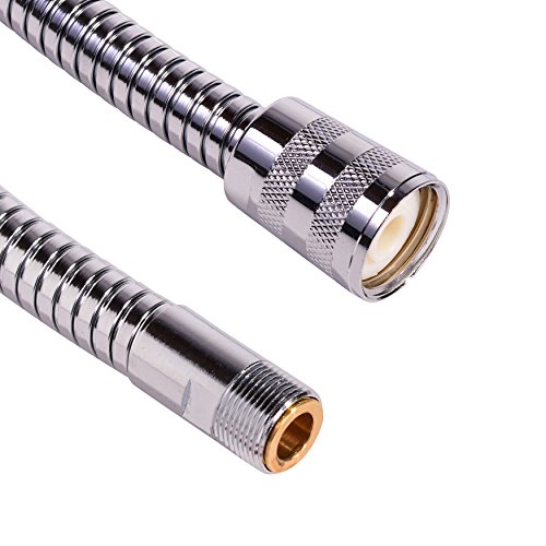 VARIOSAN Geschirrbrauseschlauch 11015, 1,50 m, Edelstahl, chrom, M15, 1/2″ - 2