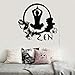 Produktbild Wandaufkleber Kinderzimmer Wandtattoo Wohnzimmer Yoga-Zen-Meditation Yoga-Gesundheits-Mantra-Aufklärungs-Mädchen-Eignungs-Schlafzimmer-Ausgangsdekoration