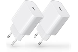 BHHB 2-Pack 30W Caricatore i-Phone, Caricabatterie USB C, PD 3.0 Carica Batteria Caricatore Veloce, Caricatore Rapido Compatibile per i-Phone, Samsung, i-Pad, Alimentatori per telefoni cellulari