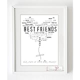 Kunstdruck für die beste Freundin 