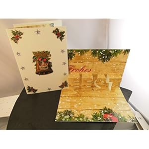 Pop Up Weihnachtskarte Frohes Fest Handmade