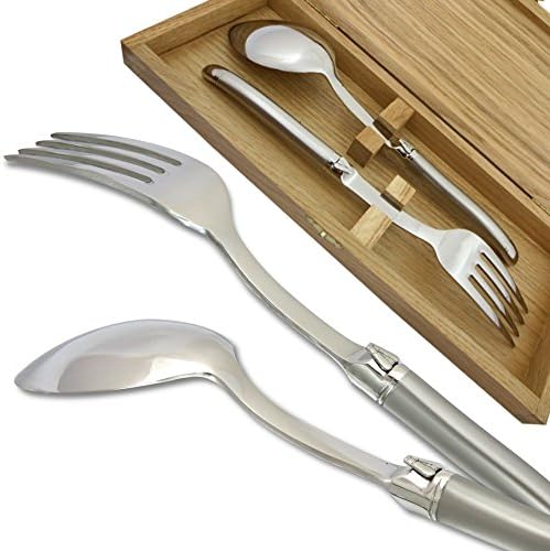 Prestige range Laguiole server set sandblasted finish direct from France