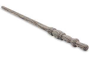 SAS AS Bacchetta magica in vero legno per maghi e elemento magico, terra magica, parete magica, magica, apprendimento magico, magico, oggetti magici, fai da te, bambini