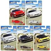 Hot Wheels Fast & Furious Race-Off HNR88 Koleksiyon Seti, 5 Ara&ccedil;, Toyota Celica, Honda Civic EG, Mazda RX-7, S2000, VW Jetta 