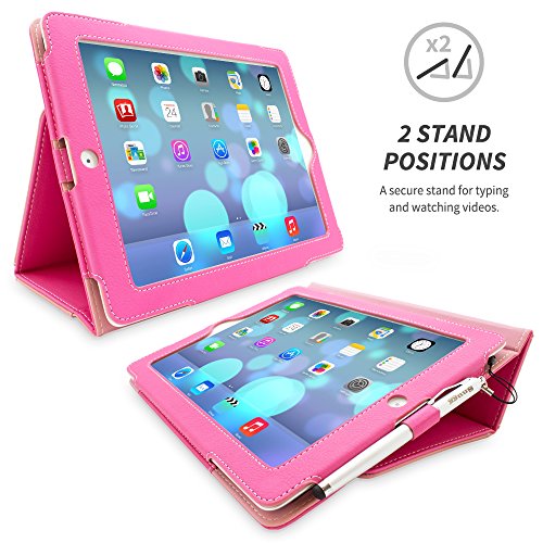 iPad 4 und 3 Hülle (Pink), Snugg – Smart Case mit lebenslanger Garantie + Sleep / Wake Funktion - 2