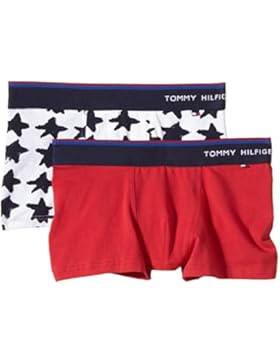 Tommy Hilfiger Jungen Boxershorts ICON TRUNK 2 PACK, Einfarbig