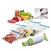 Produktbild Sous Vide Taschen Kit, Meiwo 5 BPA-frei Lebensmittel Vakuum-Beutel und 1 Handpumpe, ideal zum Heizen, Kochen, Einfrieren Lagerung (vakuumversiegelte Beutel mit 5 verschiedenen Größen)