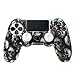 Price comparison product image Manyo Skull Silicone Gamepad Cover Case + 2 Joystick Caps For PS4 Pro Slim Controller (3)