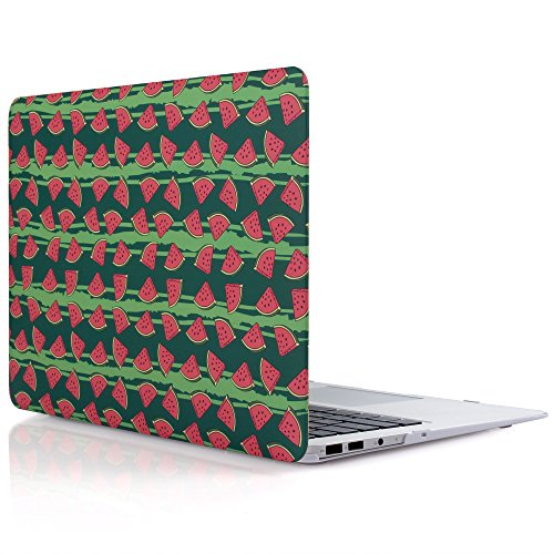 iDOO MacBook Schutzhülle / Hard Case Cover Laptop Hülle [Für MacBook Air 13 Zoll: A1369/A1466] - matt, Wassermelonen