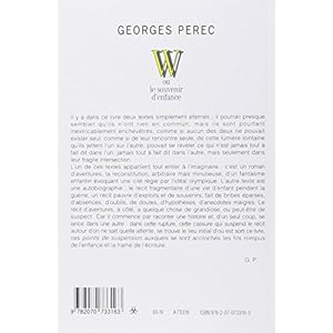 W ou le souvenir d'enfance