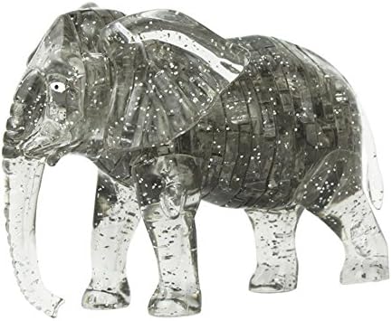 3D Crystal Puzzle 41 Pieces 3D Puzzle Educational Toys Kids Toys - Elephant