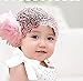 Beautiful Baby Girl Headband Cute Lace Flower Apparel Accessory Pink (1~4Y)