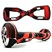 Produktbild Silikon-Schutzhülle für Hoverboards, intelligente Stehroller mit 2 Rädern, von Lee Store, 16,5 cm, schwarz/rot