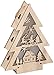 Produktbild DKB-Tools-Germany LED Holz Weihnachtsbaum Deko Weihnachten Licht Beleuchtung
