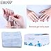 Elite99 50/100pcs Cleaning Cotton Pads Nail Prep & Gel Cleanser Wipes Clean Nail Surface Sticky Residue Remover Gel Shine UV/LED (50pcs)