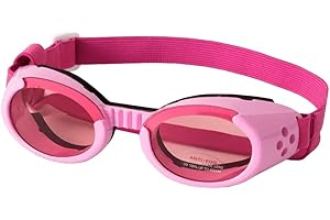 Doggles ILS 2 różowa ramka z różowymi soczewkami, duża, 0,11 kg