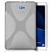 Produktbild LDUDU® Ultradünn Silikon Schutzhülle für Samsung Galaxy Tab A 10,1 T580 10,1 zoll 2016 Releast(25,65 cm) TPU Silikon Rückschale Schutz Hülle Silicon Etui Hülle Case Cover Folio Flipcase mit X Line Design mattiert transparent schwarz