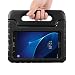 Produktbild Kinder Hülle für Samsung Galaxy Tab A 7.0, CAM-ULATA EVA Stoßfest Leichtgewicht Kinderfreundlich Griff Schutzhülle Standhülle für Samsung Galaxy Tab A 7 Zoll Tablette 2016 Release, Schwarz