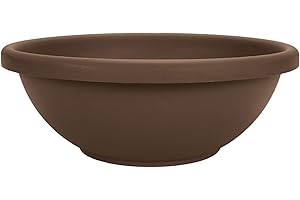 The HC Companies Planter, Resin, Chocolate, 15.5"