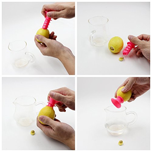 Zitronenpresse in gelb | Entsafter für Zitronen, Limetten | Saftpresse | Zitruspresse | Citruspresse mit premium Qualität & Marke eating habits - 7