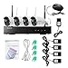Produktbild 1MP HD 720P Wireless Home Security Aufnahme Kamera Monitor System NVR 2 4 8 Kanal Netzwerk Fernüberwachung Set EU Stecker