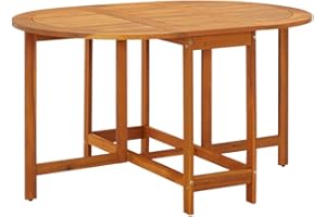 ‎VIDAXL vidaXL Gartenmöbel Klapptisch Gartentisch Esstisch klappbar Oval Akazienholz