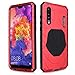 Price comparison product image Eastcoo Huawei p20 Pro Case, Mental Bumper Heavy Duty Case Protect Extreme Shockproof Case for P20 Pro (Huawei p20 pro, Red)