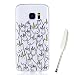 Produktbild Galaxy S7 Silikonhülle, Samsung Galaxy S7 Hülle mit Lustige Einhorn Crowd Party Muster, Edaroo Cartoon Katze Blumen Tier Bunt Farbig Entwurf Ultraslim Dünn Transparent Durchsichtig Klar Soft Weich TPU Gel Silikon Handyhülle Bückseite Schutzhülle Schutz Case Cover für Samsung Galaxy S7