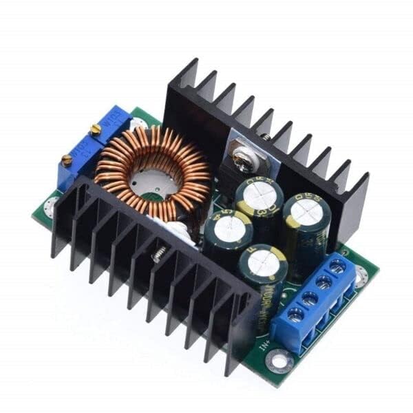 e-INFINITY XL4016 DC 10A 300W Step Down Buck Converter 7-40V Input to 1.2-35V Output Power Module CC CV with Current Voltage Control Function