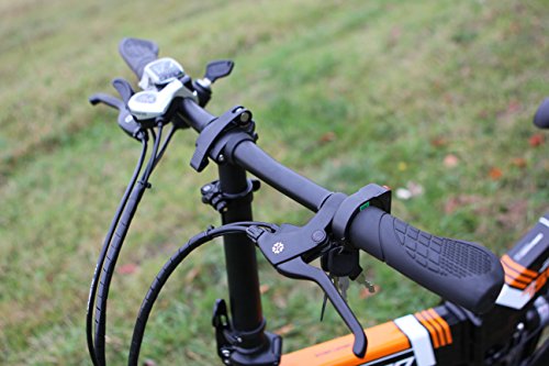 bicicletta con freni a disco con shimano 10