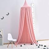 Decoraci&oacute;n para Hogar Dormitorio Sharplace Cama con Dosel de Princesa Mosquitero de Algod&oacute;n Colgante Transpirable para Ni&ntilde;os Rosado