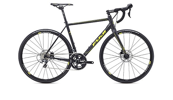 Fuji Roubaix 1 1 28 Inch Road Bike Black Citrus 17 Unisex Eu 61 Amazon Co Uk Sports Outdoors