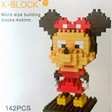 Miniblocks minie XJ9979 FIGURA RATITA MINNIE PARA MONTAR X-BLOCK