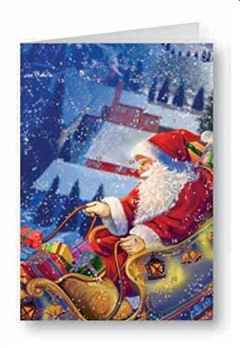 Download Father Christmas Advent Calendar Christmas Greeting Card Xmas Cards
